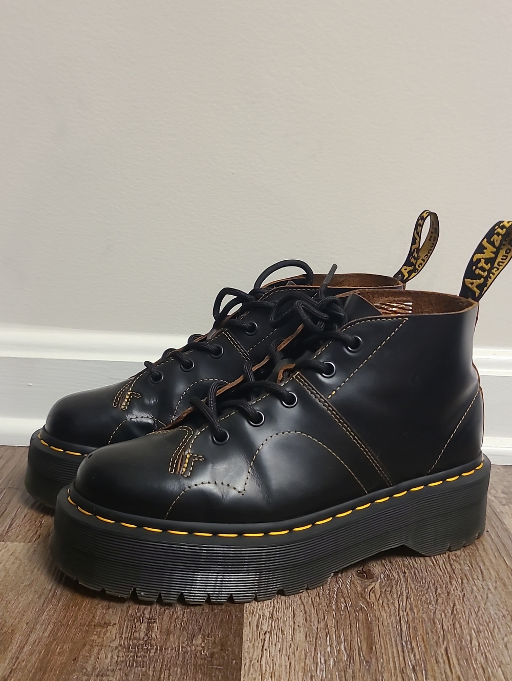 Dr Martens Church Quad Platform Derbys